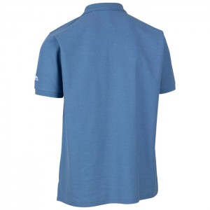 Koszulka polo męska TRESPASS BRAVE Denim Blue