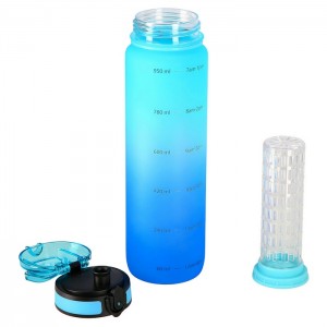 Butelka na napoje z koszyczkiem Tritan 950ml NCD04 NILS CAMP Blue