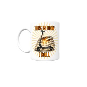 Kubek ceramiczny "This Is How I Roll" - Kukirin G4