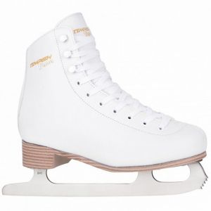 Łyżwy figurowe damskie DREAM WHITE II TEMPISH White