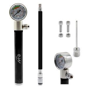 Pompka ręczna manualna z manometrem EWAP-006 Black