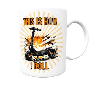 Kubek ceramiczny "This Is How I Roll" - Kukirin G2 Master + logo KUKIRIN 