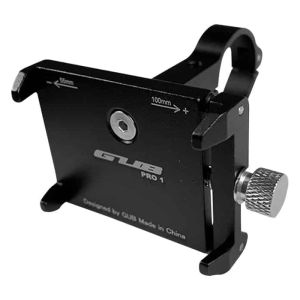 Aluminiowy uchwyt na telefon 4"-6,4" na kierownicę uniwersalny GUB PRO 1 Black