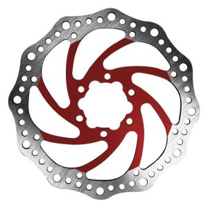 Tarcza hamulcowa 140mm (6 śrub) RED do hulajnogi elektrycznej TECHLIFE X8 X8S