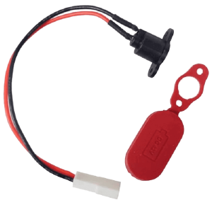 Port ładowania + silikonowa magnetyczna osłonka portu do Xiaomi M365, PRO, PRO 2, 1S