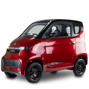 Czterokołowiec lekki, skuter elektryczny zabudowany z dachem MICRO CAR BILI BIKE SIGMA 4 LIT (LiFePO4), 45km/h Czerwony