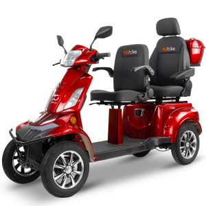 Skuter elektryczny BILI BIKE SHINO QUADRO DOPPIO LIT, 25km/h Red