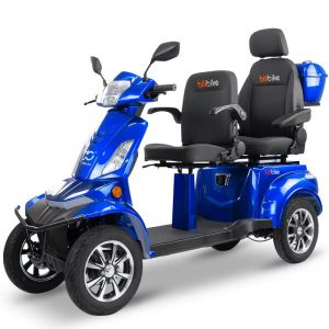 Skuter elektryczny BILI BIKE SHINO QUADRO DOPPIO LIT, 25km/h Blue