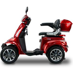 Skuter elektryczny inwalidzki BILI BIKE SHINO QUADRO GEL 20Ah/60V 25km/h Red