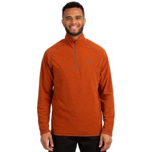 Polar męski 1/2-zip TRESPASS KEYNOTE Burnt Orange