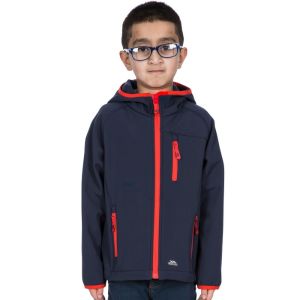 Kurtka softshell dziecięca KIAN TRESPASS Navy