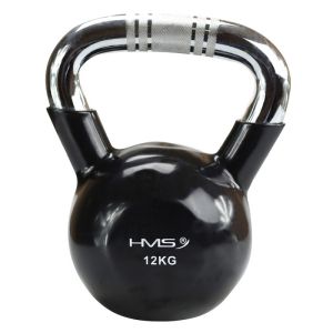 Kettlebell żeliwny pokryty winylem 12kg KTC12 HMS Black