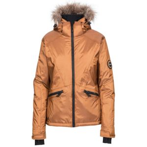 Kurtka narciarska damska MEREDITH DLX TRESPASS Bronze