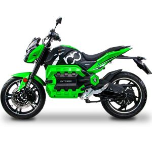 Motocykl elektryczny BILI BIKE EXTREME 120Ah/72V 100km/h Green