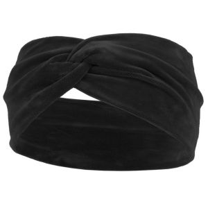 Opaska na głowę damska welurowa MORAJ DCZ600-869 Czarna