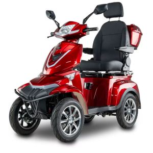 Skuter elektryczny inwalidzki BILI BIKE SHINO QUADRO G4 GEL 20Ah/60V 25km/h Red