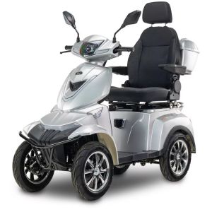 Skuter elektryczny inwalidzki BILI BIKE SHINO QUADRO G4 GEL 20Ah/60V 25km/h Silver