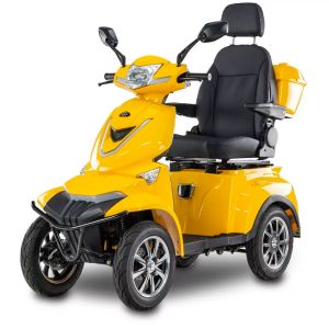 Skuter elektryczny inwalidzki BILI BIKE SHINO QUADRO G4 LIT 20Ah/60V 25km/h Yellow