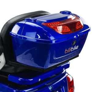 Kufer tylny do skutera elektrycznego BILI BIKE SHINO / SHINO QUADRO Blue