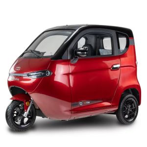 Skuter elektryczny zabudowany z dachem MICRO CAR BILI BIKE SIGMA 3 LIT (LiFePO4), 45km/h Czerwony