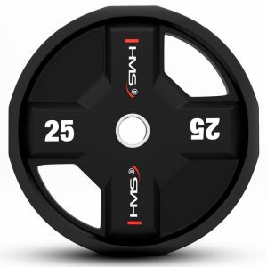 Talerz obciążeniowy olimpijski poliuretanowy CPU 25 kg HMS TPC25
