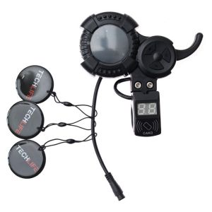 Manetka gazu LCD z woltomierzem i kluczem NFC do hulajnogi TECHLIFE X7 i X7S